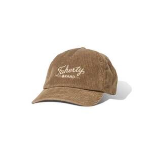 NEW FAHERTY men's corduroy hat in brown